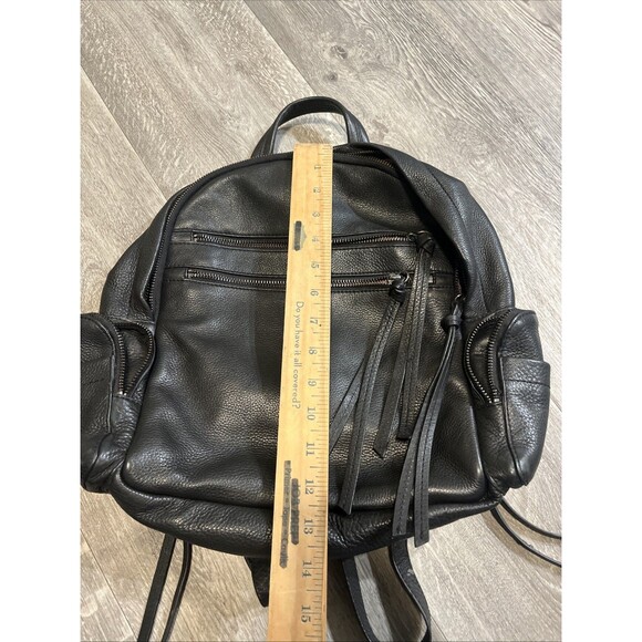 KOOBA Women’s Backpack Pebbled Leather Black Handcrafted - Picture 9 of 10